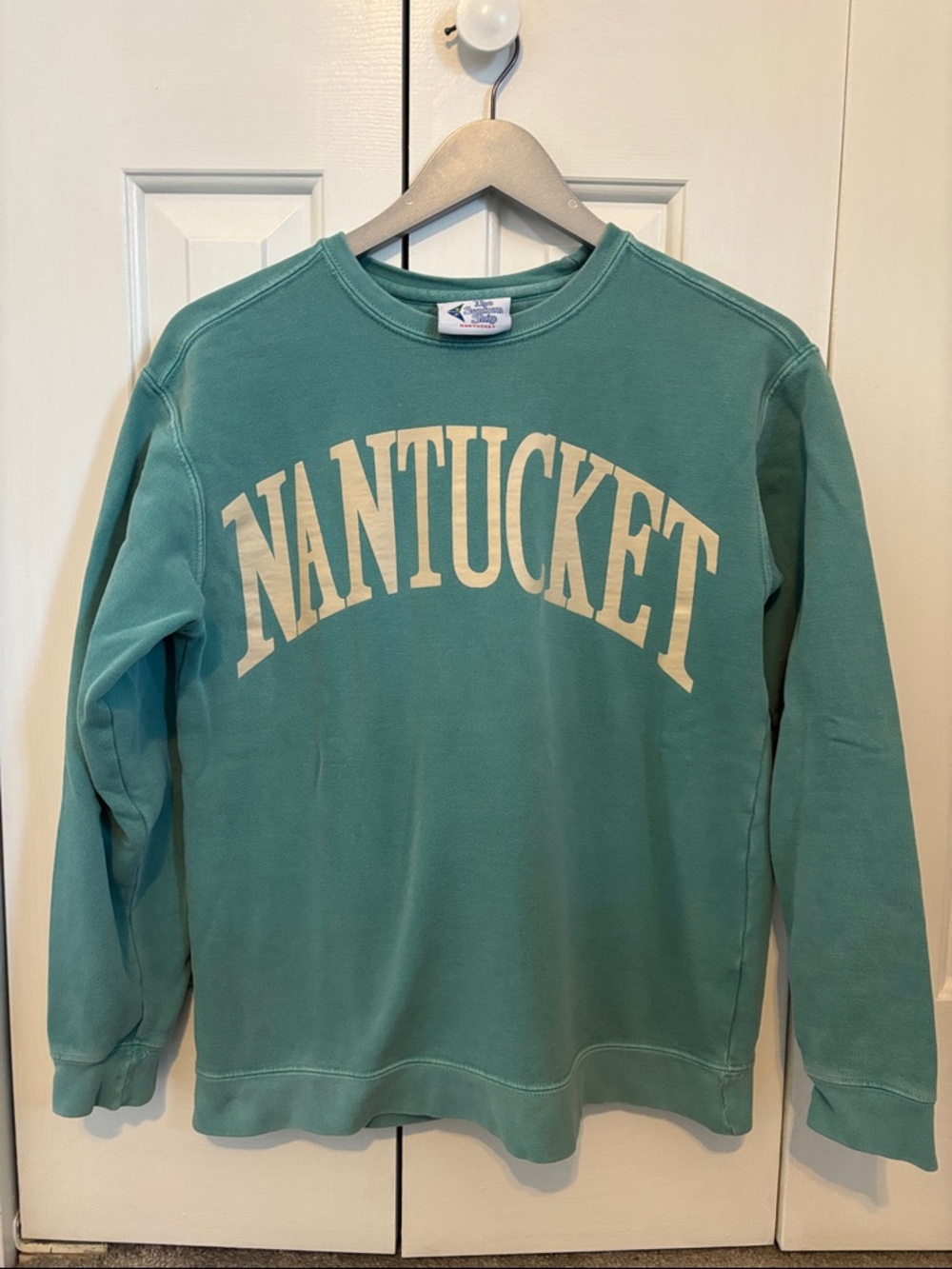 Coton Colors Nantucket Crewneck Sweatshirt - Seafoam